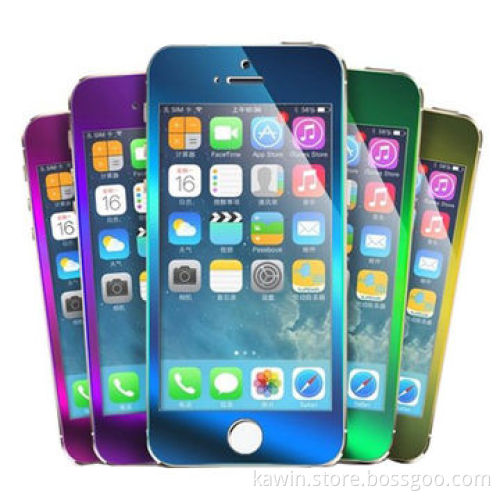 9H hardness color tempered glass screen protector, Japan glass material